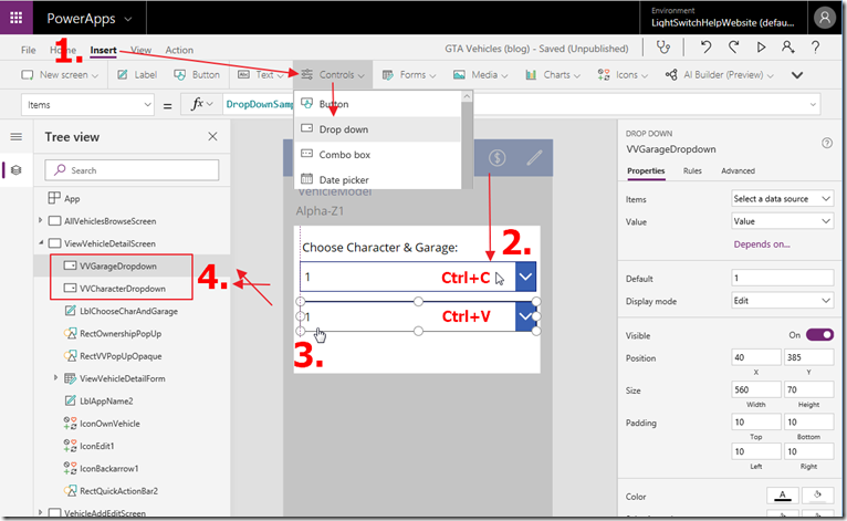 Capps_PowerApps03_10PopUpDropdowns