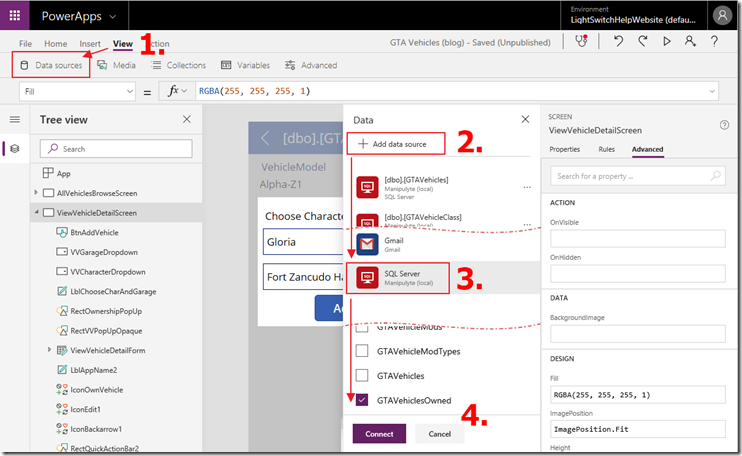 Capps_PowerApps03_17GTAVehiclesOwned